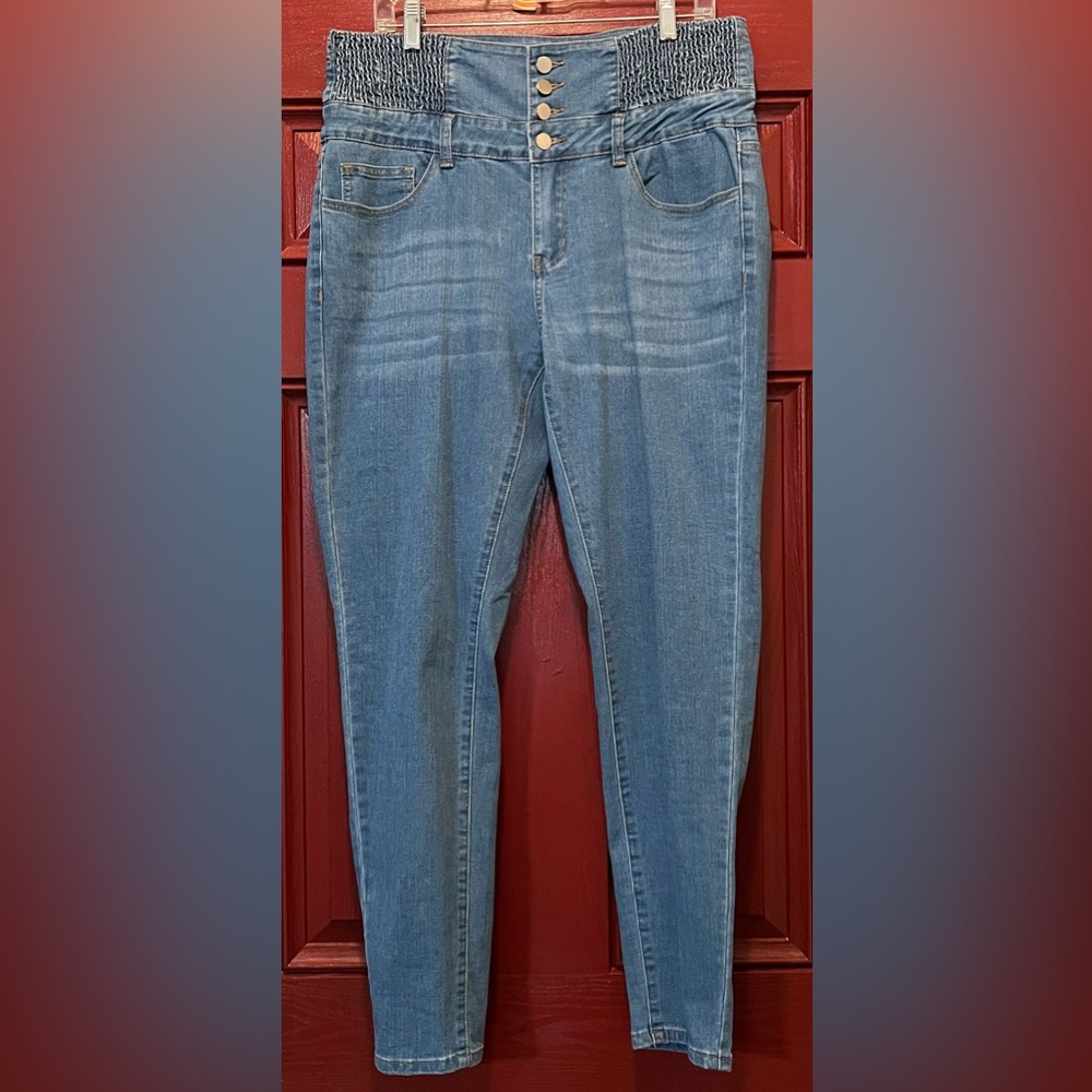 SHEIN Light Blue Skinny Jeans